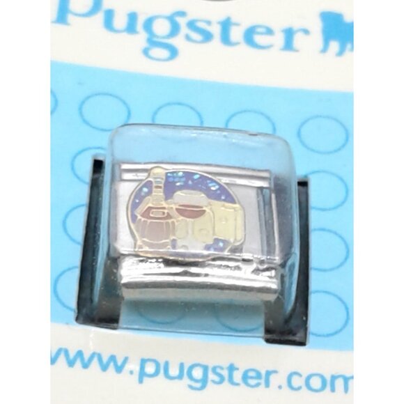 Bracelet Pugster Italian Charm Chianti Glass of Wine & Cheese - Picture 9 of 10